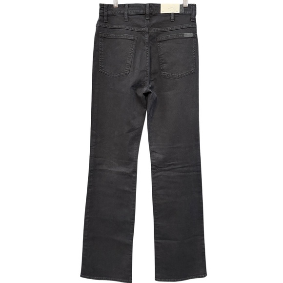 7 For All Mankind Tall Boot Black Distressed Jeans Size 27 - Picture 2 of 9